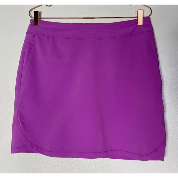 ZERORESTRICTION Womens Workout Training Tennis Palmer Skirt Skort Purple Sz 4 - Picture 10 of 10